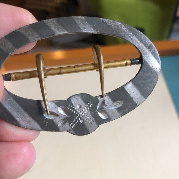 Antique Sash/Belt Clasp/Buckle (Victorian?) main image 8